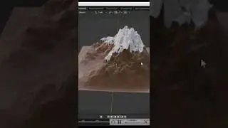 Creating a low-poly mountain in Blender