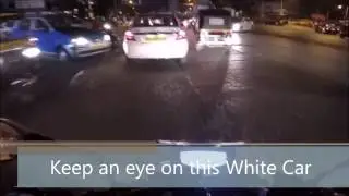 Reckless driver shown camera