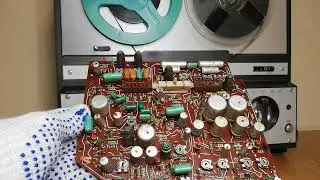 Astra 110-1 stereo tape recorder. We're looking for the most precious tape recorder. Dismantling ...