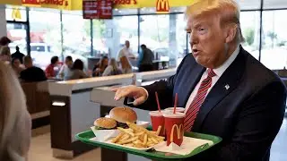 Trump Works at McDonald's