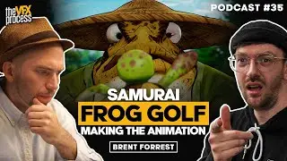 Behind the Scenes of Japanese Animation 'Samurai Frog Golf' | Brent Forrest | VFX Podcast #35