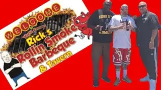 Rick's rollin smoke bbq food review with kenny from storage wars and Johnny from pawnstars #foodie