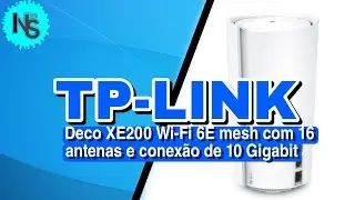 TP-Link Deco XE200 Wi-Fi 6E | Roteador Mesh com Conexão de Alta Velocidade e 16 Antenas.
