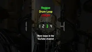Reggae Drum Loop - 156bpm #reggaedrums #drumbeat