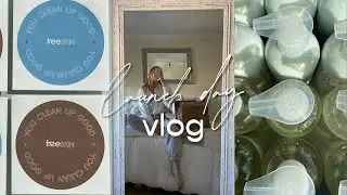 Launch Day (Prep + BTS an Esthetician Launching Her Own Line.)