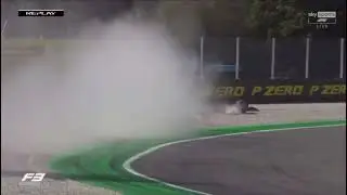F3 Italy 2022 Qualifying hadjar crashes