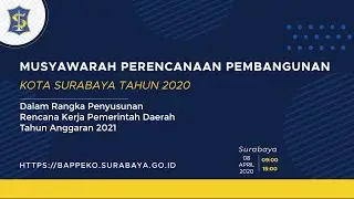 MUSRENBANG RKPD TAHUN 2020 KOTA SURABAYA