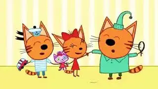 Раскраски Три кота - Для детишек