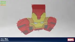 Metal Earth Legends Iron Man Assembly