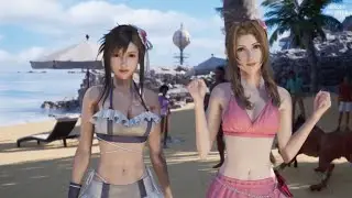Tifa And Aerith Swimsuit Scene - Final Fantasy 7 Rebirth