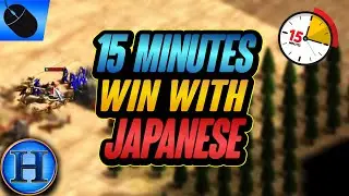 15 MINUTES WIN EVERY TIME WITH JAPANESE | AoE2