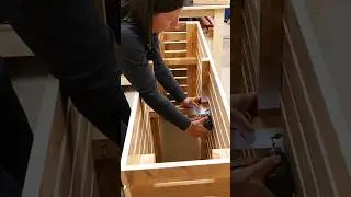 Slatted planter box (part 3) #shorts #woodworking