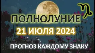 ПОЛНОЛУНИЕ ♑️| 21 ИЮЛЯ 2024