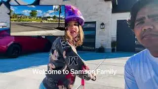 Daddy Daughter Skating Near Temple ❤️ | Telugu Family Vlog | The Samson Family