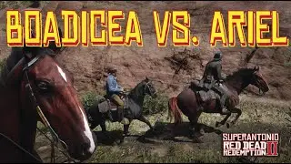Racing Ariel With The Liver Chestnut Hungarian Halfbred, in Red Dead Redemption 2