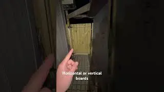 How to build a horizontal wood gate 