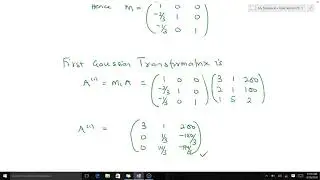 Gaussian elimination with partial pivoting