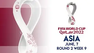 7/06/2021 Футбол | Чемпионат Мира 2022 | Азия | Отбор | 2-й раунд | 9-й тур | World Cup 2022 | Asia
