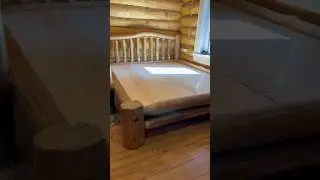 Кровать в стиле кантри (из бревен) | country bed