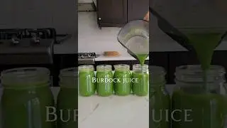 Detox your body with Burdock juice, reduce inflammation 