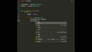Рисуем фигуры в Python при помощи модуля Turtle.