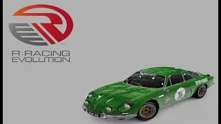 R: Racing Evolution - Green Renault Alpine A110 Rally Car