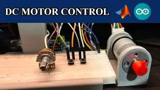 DC Motor control  with MATLAB Simulink and Arduino