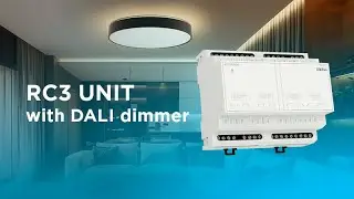 Room controller with DALI dimmer