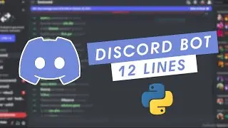 Create a discord bot in 12 lines of python code..!