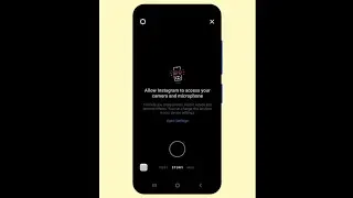 allow camera and microphone access instagram