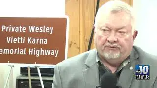 Section of U.P. highway named for fallen World War II soldier