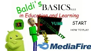 Tutorial:como descargar baldi's basics para android apk 1 link mediafire