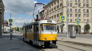 [Сезон открыт] Трамвай Tatra T3SU №0432, Поливомоечный