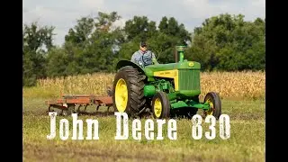 Grandpa's John Deere 830 Diesel and International Chisel Plow