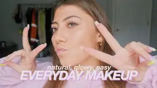 NATURAL GLOWY EVERYDAY MAKEUP ROUTINE!!! *EASY* STEP BY STEP MAKEUP TUTORIAL {no foundation}