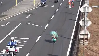 2020年広島男子駅伝　走るダヨーさん