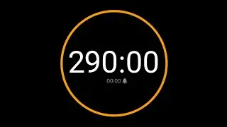 290 Minute Timer with Alarm