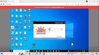 Aadhaar auto hide Aadhaar software not opening solved anydesk ECMP & ECA issues MP Aadhaar operator