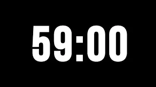 59 Minute Timer with Alarm (Countdown)