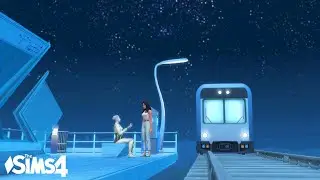 Space Station💫🪐🌙 | Sims 4 Building | No CC | Eng Sub