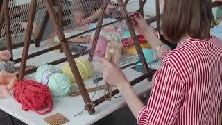 Мастер класс Современное ткачество (ткацкая рама)