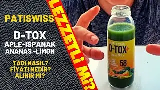 Patiswiss D-TOX Tadım Testi Ve incelemesi #patiswiss #diyet #detox #detoks #detokssuyu #kalori #kcal