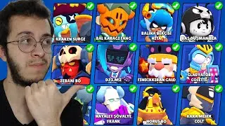 OYUNDAKİ EN İYİ 10 SUPERCELL MAKE KOSTÜMLERİNİ SIRALADIM !! BRAWL STARS