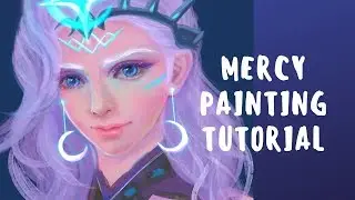 Mercy All Star Atlantic Skin Painting Tutorial - Photoshop