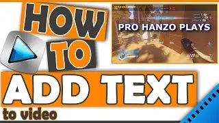 How to ADD TEXT to your video in Vegas PRO