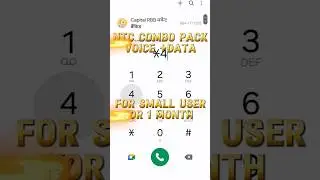 NTC Voice + Data Combo pack for a month