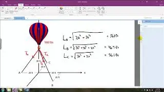 Equilibrium Analysis for Concurrent Force Systems - Adaptive Map Worked Example 8