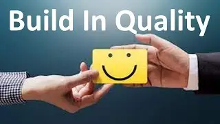 Build In Quality - Jidoka (Toyota Production System - TPS)