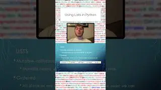 How to use lists in python, new video out now! #programming #coding #python #code