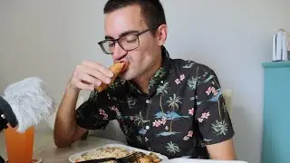 Panda Express Mukbang | Fried Rice, Black Pepper Angus Steak, Mushroom Chicken, Egg Roll (ASMR)